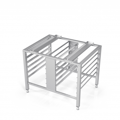 Châssis universel pour four à convection avec rails de guidage pour 12 plateaux GN-1/1