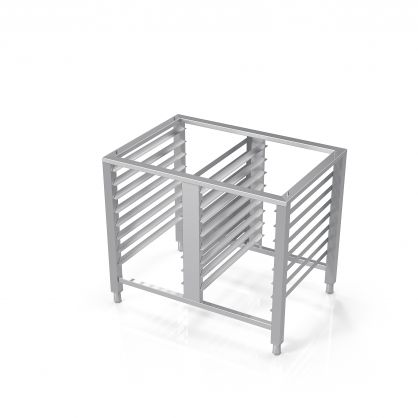 Châssis universel pour four à convection avec rails de guidage pour 16 plateaux GN-1/1