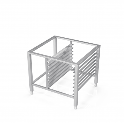 Stand for Convection Oven With Guide Rails for 8 Baking Trays