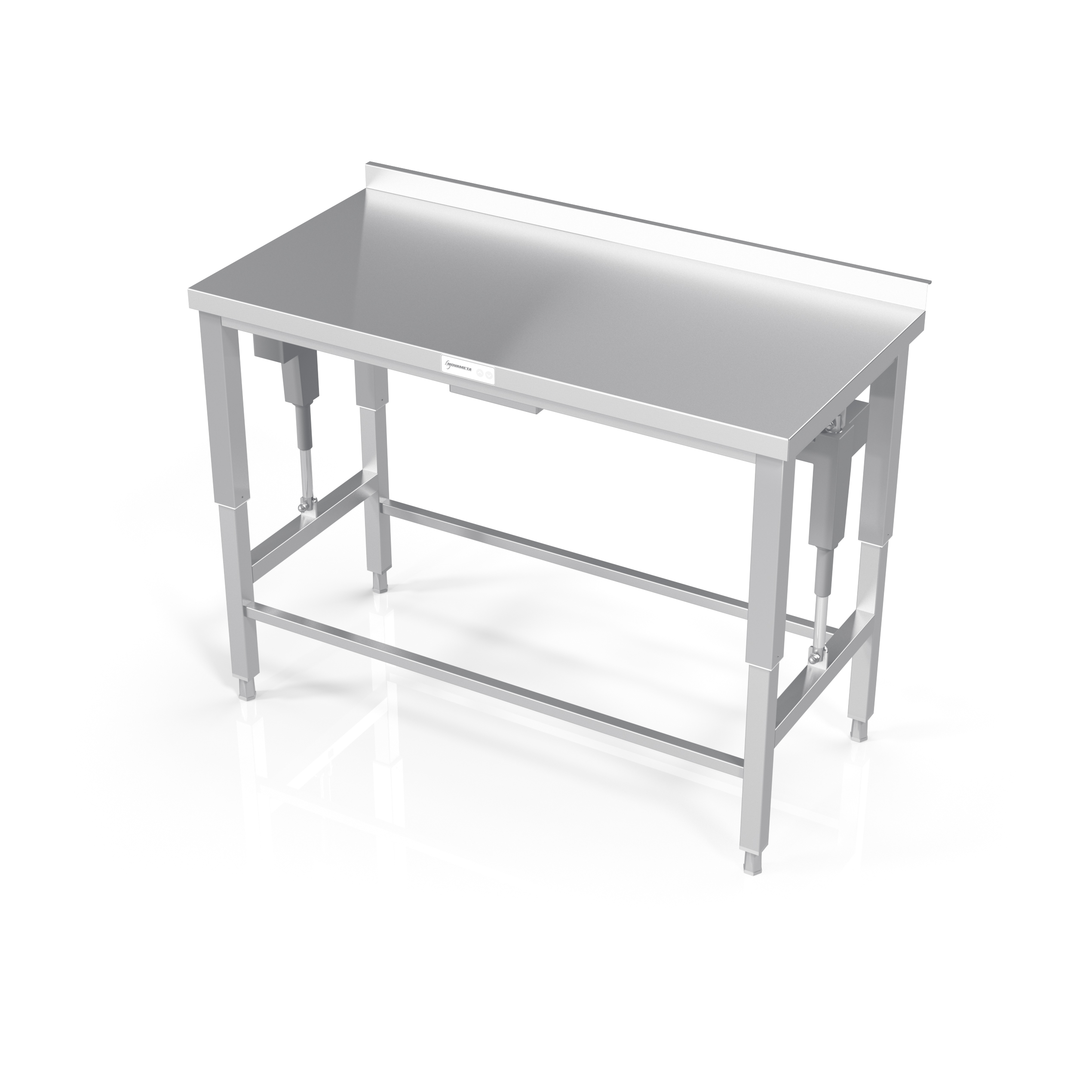 Electric Height Adjustable Table With Frame for Modular Shelves