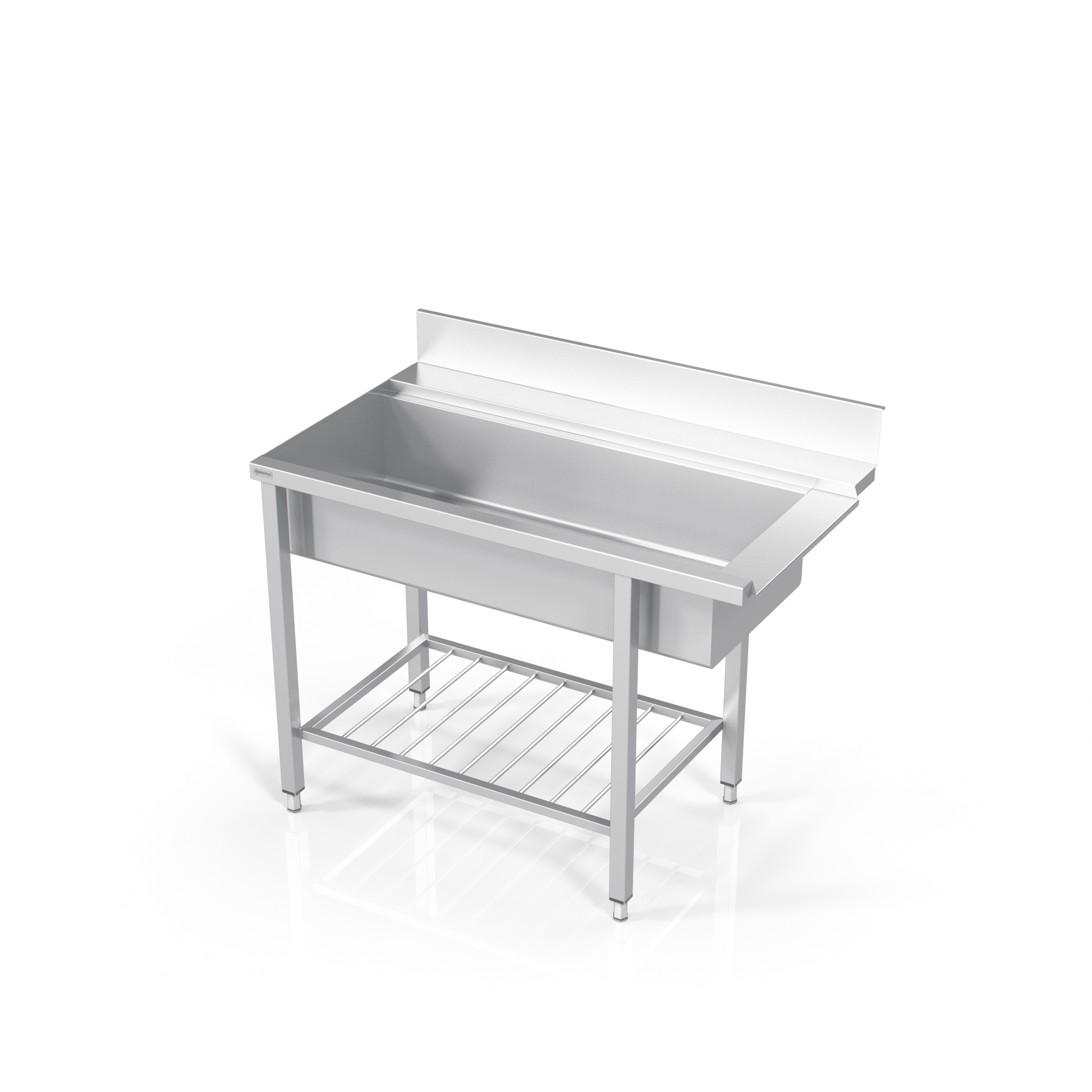 TABLE TO DISHWASHER WITH BIG SINK AND GRID SHELF